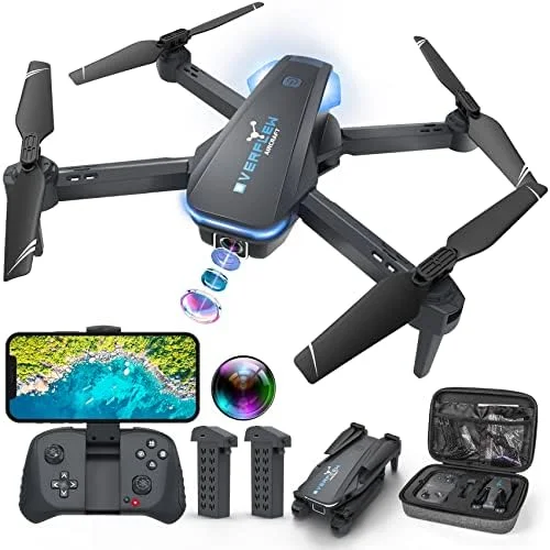 Drone with 1080P Digital camera for Inexperienced persons and Children, Foldable Distant Management Quadcopter with Voice Management, Gestures Selfie, Altitude Maintain, One Key Begin, 3D Flips, 2 Batteries, Toys Presents for Boys Ladies 2 Drone with 1080P Digital camera for Inexperienced persons and Children, Foldable Distant Management Quadcopter with Voice Management, Gestures Selfie, Altitude Maintain, One Key Begin, 3D Flips, 2 Batteries, Toys Presents for Boys Ladies - Image 2
