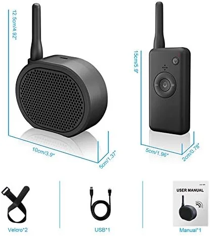 Mini Drone Megaphone, Wi-fi Moveable Speaker USB Charging Lengthy-Distance 2KM Management Appropriate for DJI Mavic Mini/Mavic 2/Mavic Professional/FIMI X8SE 2020/Phantom/Hubsan Zino - Image 3