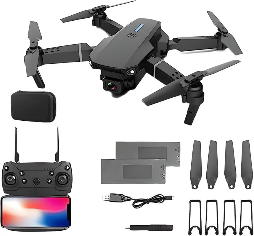 Drone with Camera, Foldable Drone with App Control, FPV Live Video RC Quadcopter with 4K Camera for Adults Beginners Kids - Image 2