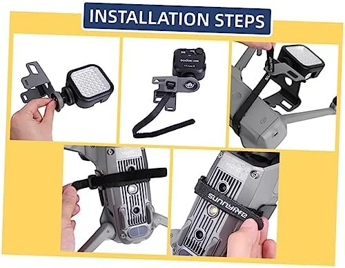 1 Set Strobe for Drone Strobe Aerial Lights Anti-Collision Lights Gentle Stand Mini Cameras Drone Anti Collision Lights Strobe Lights Drone Beacon Gentle Flash Lengthen Drone - Image 7