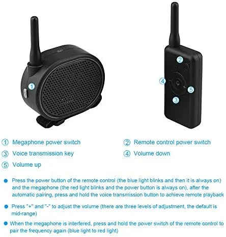 Mini Drone Megaphone, Wi-fi Moveable Speaker USB Charging Lengthy-Distance 2KM Management Appropriate for DJI Mavic Mini/Mavic 2/Mavic Professional/FIMI X8SE 2020/Phantom/Hubsan Zino - Image 7