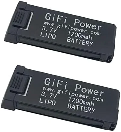 Improve 3.7V 1200mAh Lipo Battery Substitute Light-weight Lipo Battery Drone Battery for Eachine E58 E58/S168/HY019 Drone Excessive Capability Lipo Battery(2 Pack) - Image 2