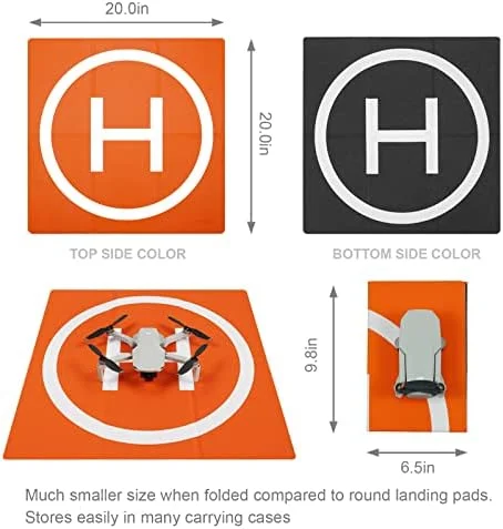 SYMIK LP500 Drone Touchdown Pad 20 inch (50cm) Double-Sid... - Image 6