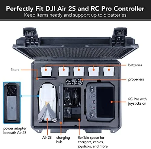 Lykus Titan MA230 Waterproof Laborious Case for DJI Air 2S/M... - Image 4