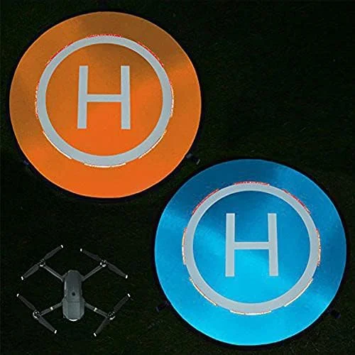 Antetek Double Sided Drone Touchdown Pad,Blue and Orange ... - Image 5
