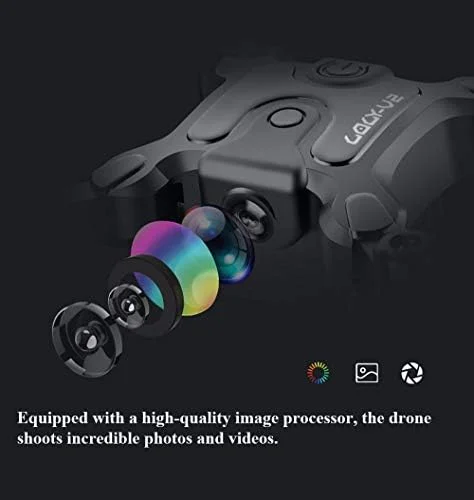 Mini Drone for Youngsters, Grownup and Newbie, NEXTAKE Foldable UAV Pocket RC Drone with Modular Battery, 360° Flip, Altitude Maintain, One Key Return, APP Management (HD Digicam Model) - Image 5