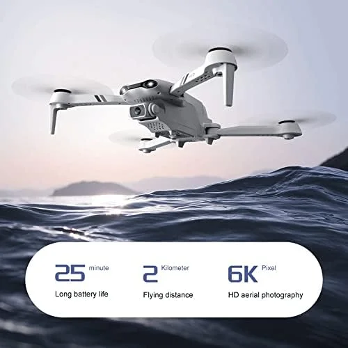 F10 Mini Drone for Youngsters with 6K Twin Digital camera Distant Management Toys for Boys Women with Altitude Maintain Headless Mode Sensible Comply with Gesture Picture GPS Positioning - Image 3