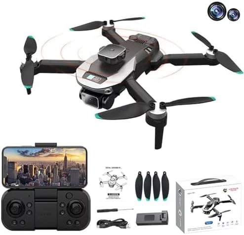 4 Sided Impediment Avoidance Drone Drones with Digital camera Brushless Positioning 4 Plane Aerial Pictures Foldable Drone Excessive-Definition Distant Management Plane Toy for Boys Adults - Image 2