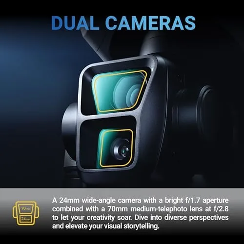 Specta Air, Large&Mid-Tele Twin-Digicam Drone for Adults,... - Image 5
